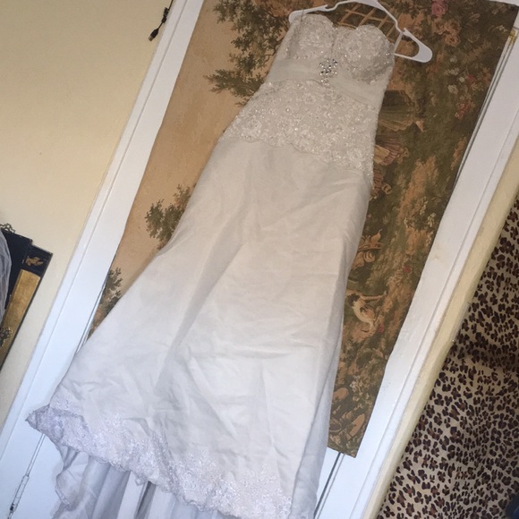 Anjoloque wedding dress beast 30, waist 32 , hip 40 - Picture 1 of 9